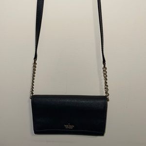 Black Kate spade cross body purse